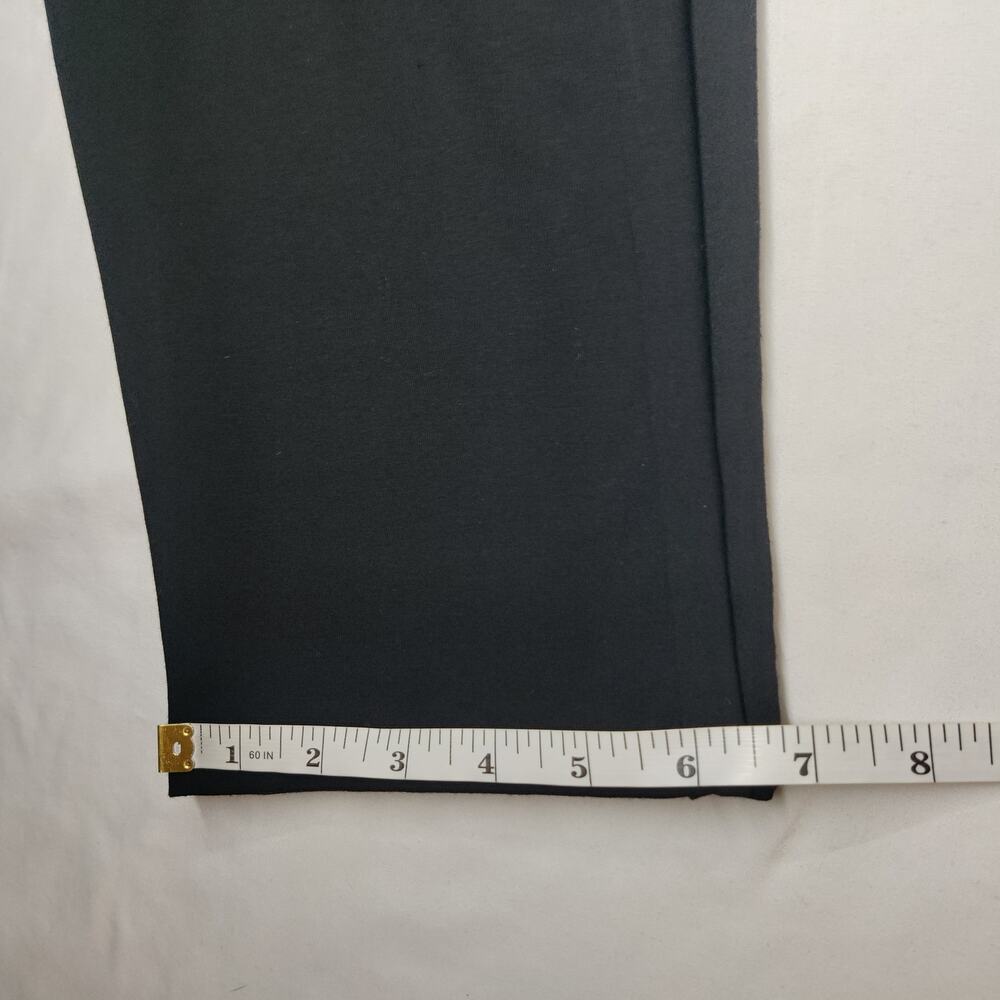 Habitat Pull On Knit Travel Pant Black Ankle Length Small Minimalist Comfort - Picture 14 of 15